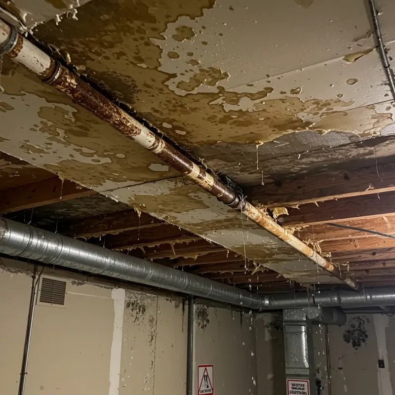 Ceiling Water Damage Repair in Center, ND